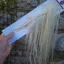 Whiting 1/2 BRONZE Grade Dry Fly Rooster Saddle in White